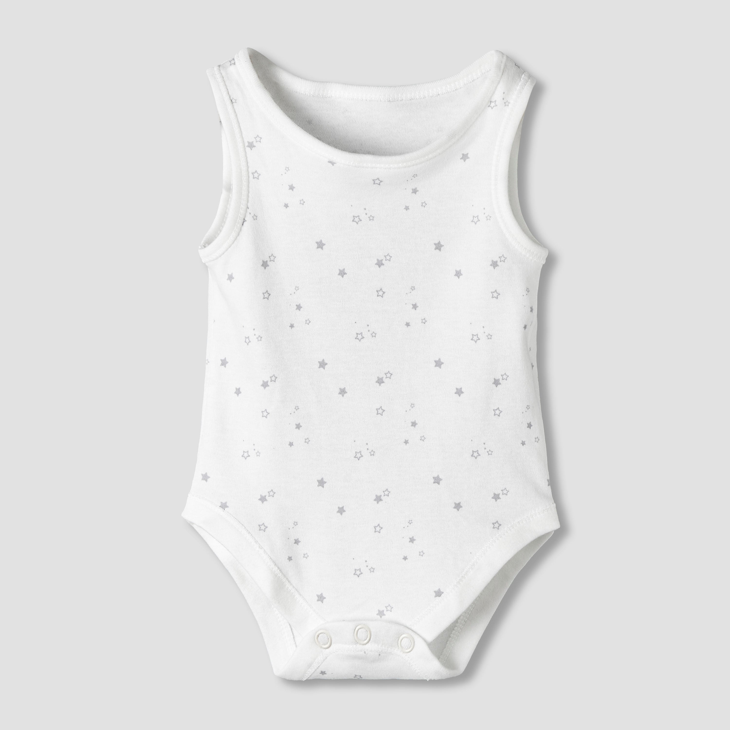 Pack of 7 Juniors Round Neck Sleeveless Bodysuit with Fun Prints