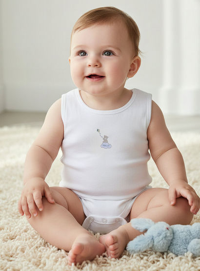 Pack of 7 Juniors Round Neck Sleeveless Bodysuit with Fun Prints-baby-boys-clothing-multipacks-image-2