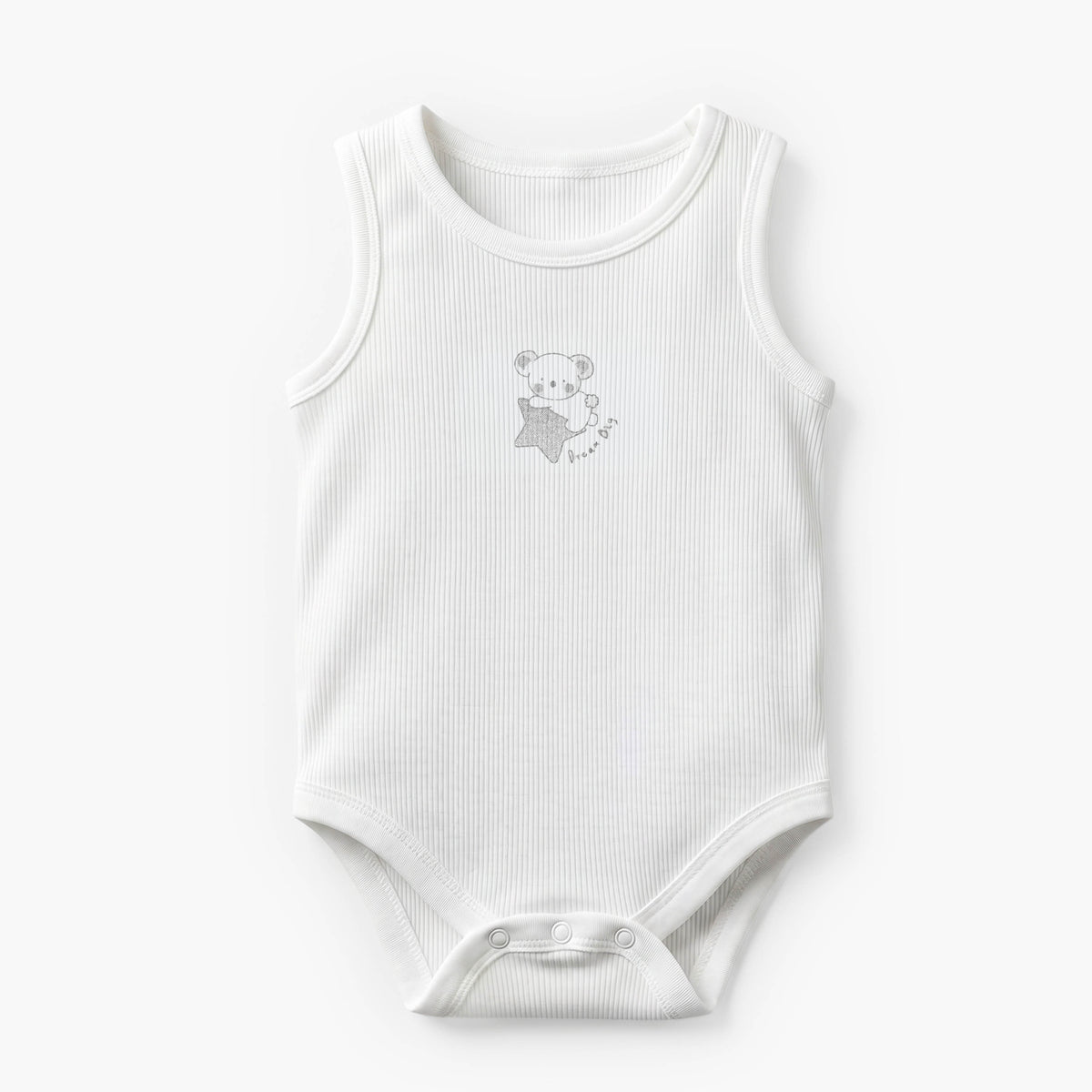 Pack of 5 Juniors Crew Neck Sleeveless Bodysuit with Print