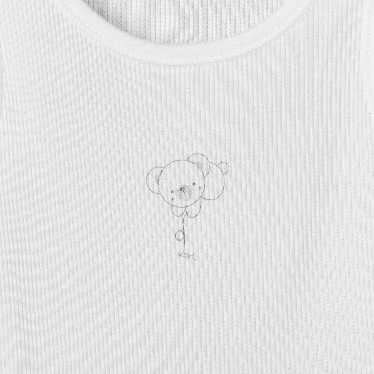 Pack of 5 Juniors Crew Neck Sleeveless Bodysuit with Print