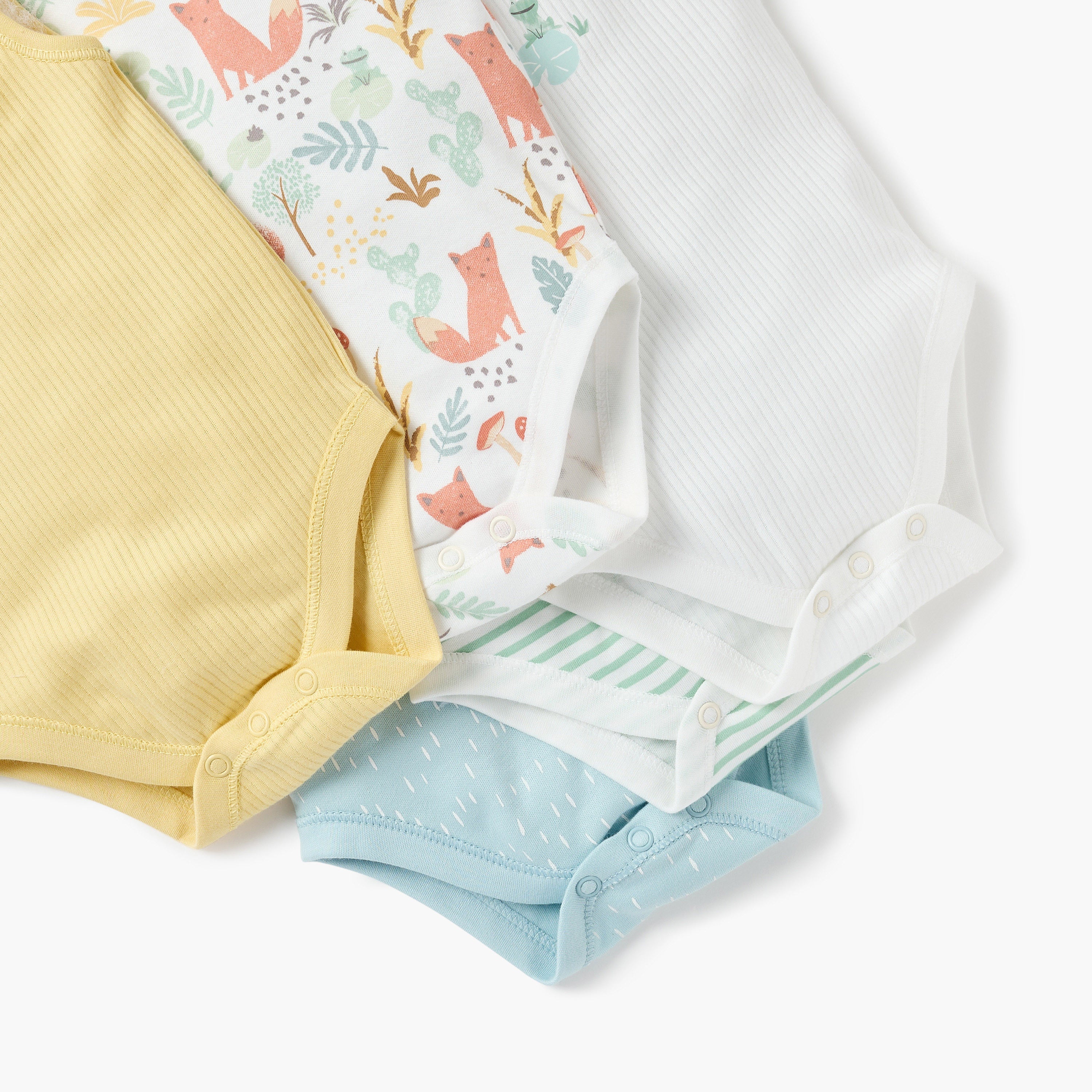 Juniors Assorted Sleeveless Bodysuit - Set of 5
