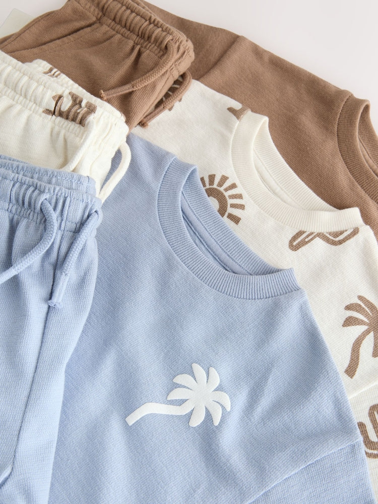 Neutral/Blue/White Cactus