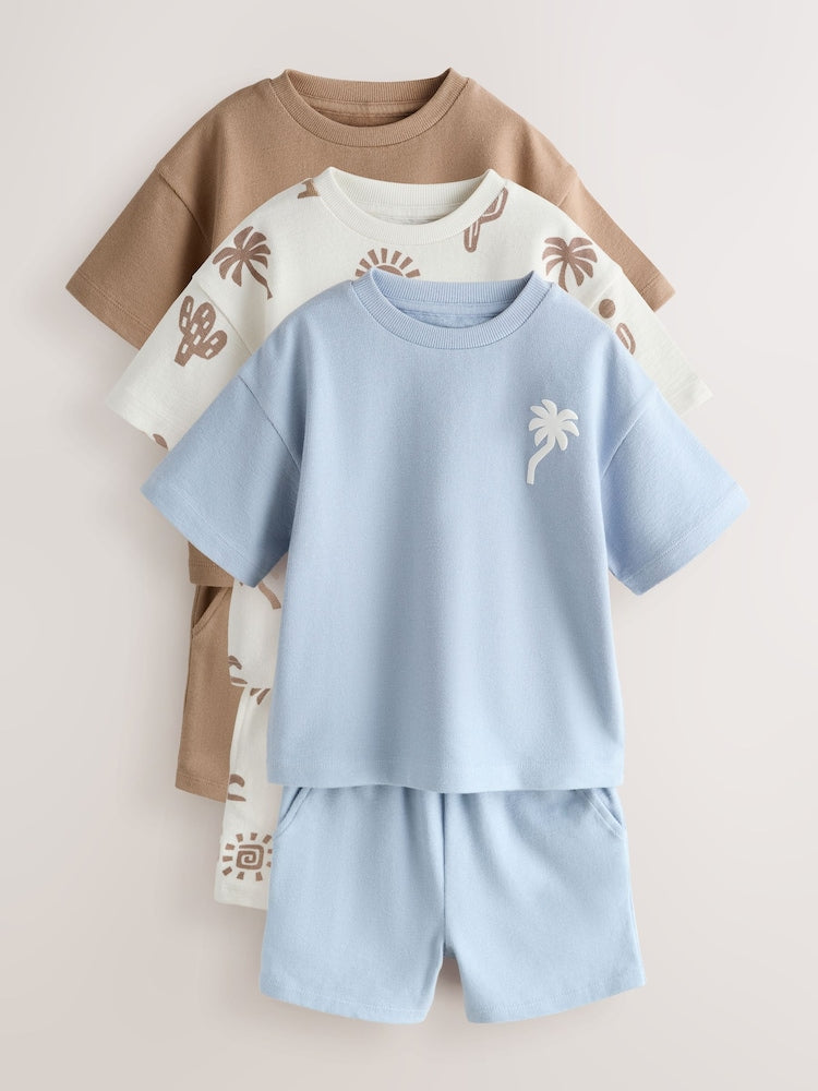 Neutral/Blue/White Cactus
