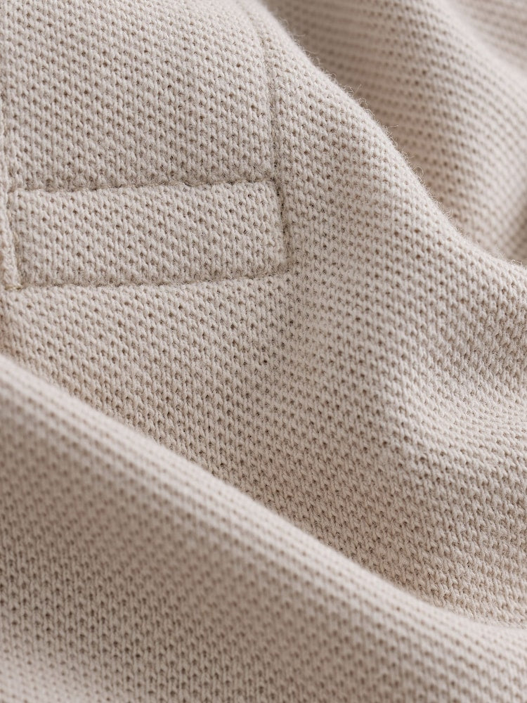 Neutral Short Sleeve Polo Shirt and Shorts Set (3mths-7yrs)