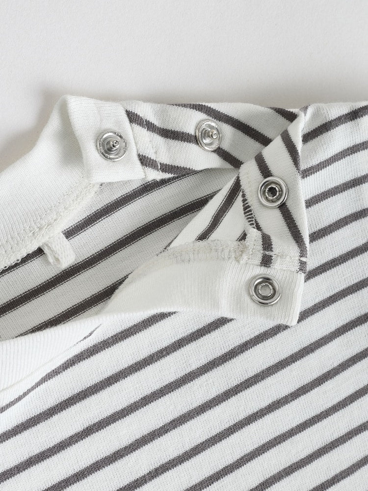 Mono/Neutral Short Sleeve Baby T-Shirts 4 Pack (0mths-2yrs)