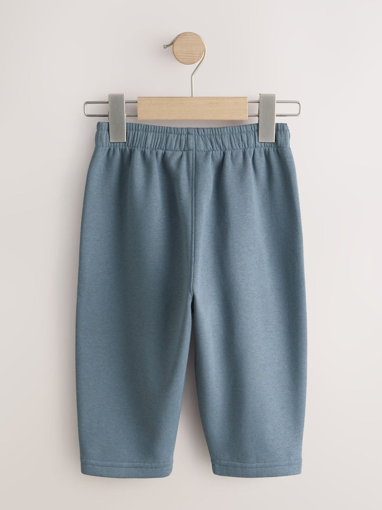 Slate Grey Single Wide Leg Jersey Joggers (3mths-7yrs)