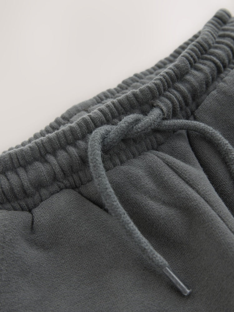 Charcoal Grey Regular Fit Soft Touch Jersey Joggers (3mths-7yrs)