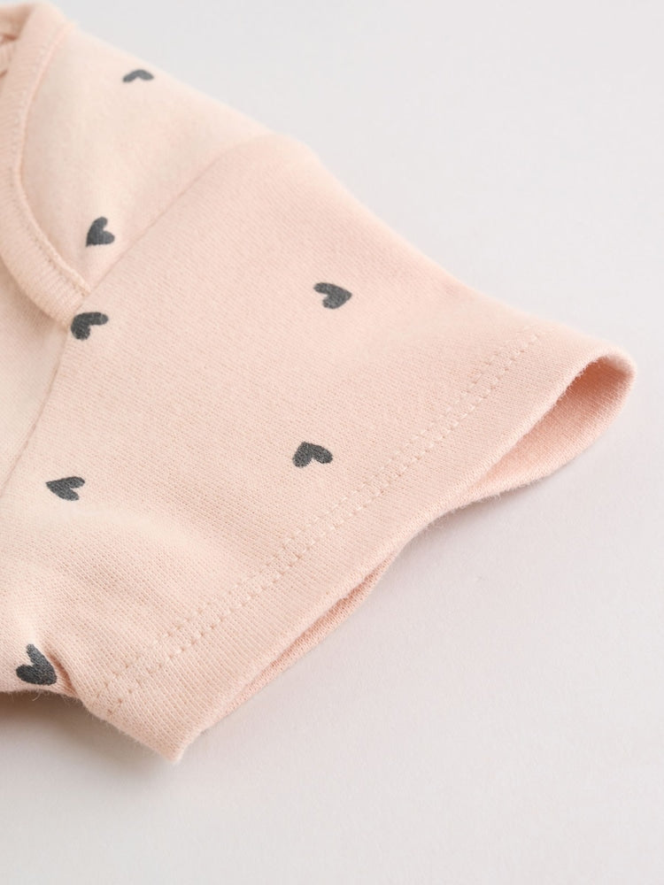 Neutral Short Sleeve Bodysuits 5 Pack