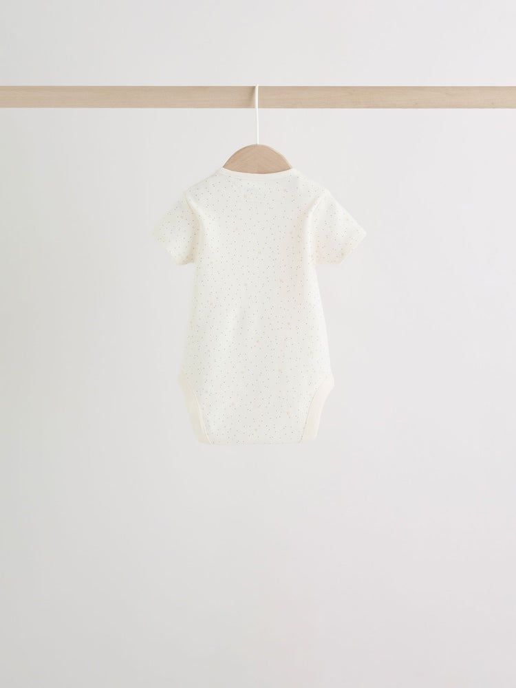 Neutral Short Sleeve Bodysuits 5 Pack
