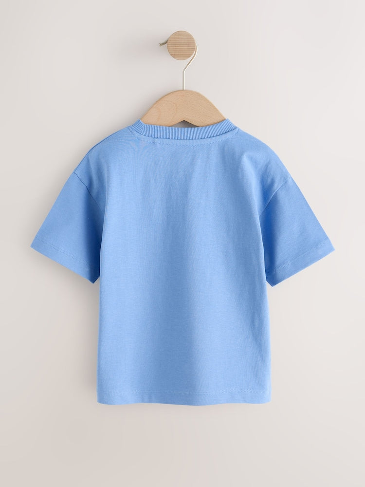 Blue Hot Wheels Short Sleeve T-Shirt (9mths-8yrs)