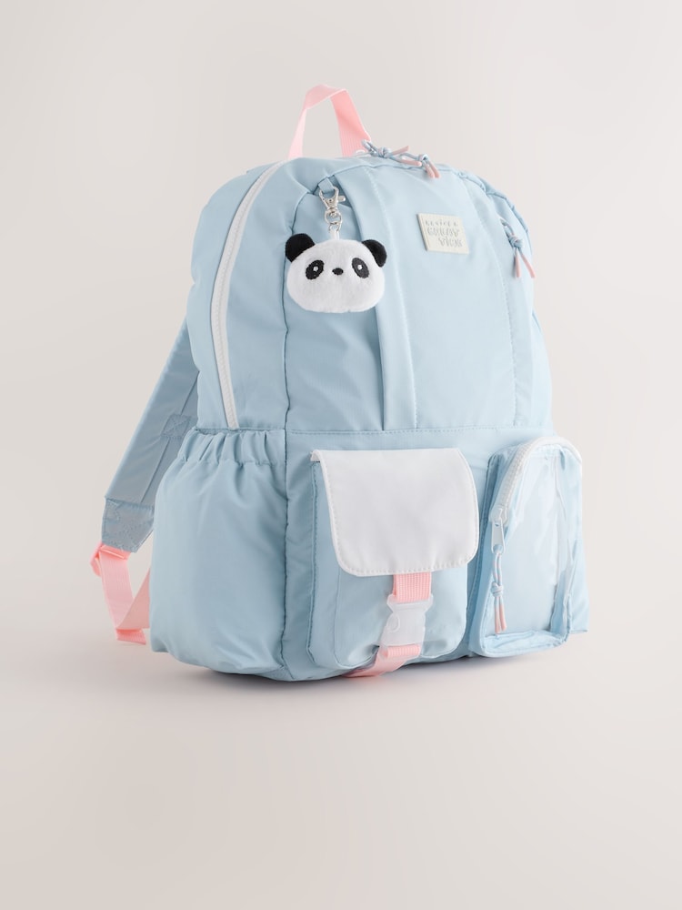 Blue Panda Panda Character Backpack