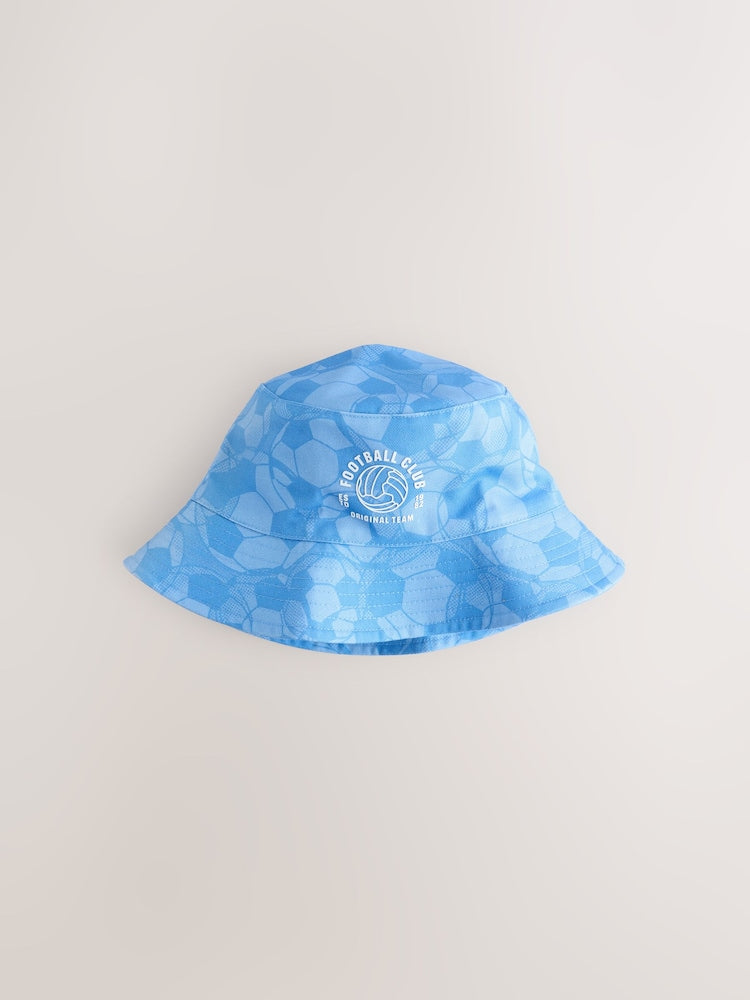 Blue Football All-Over-Print Bucket Hat (3-13yrs)