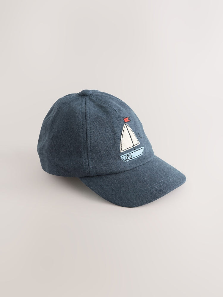 Blue Boats Cap Bucket Hats 2 Pack (3mths-10yrs)