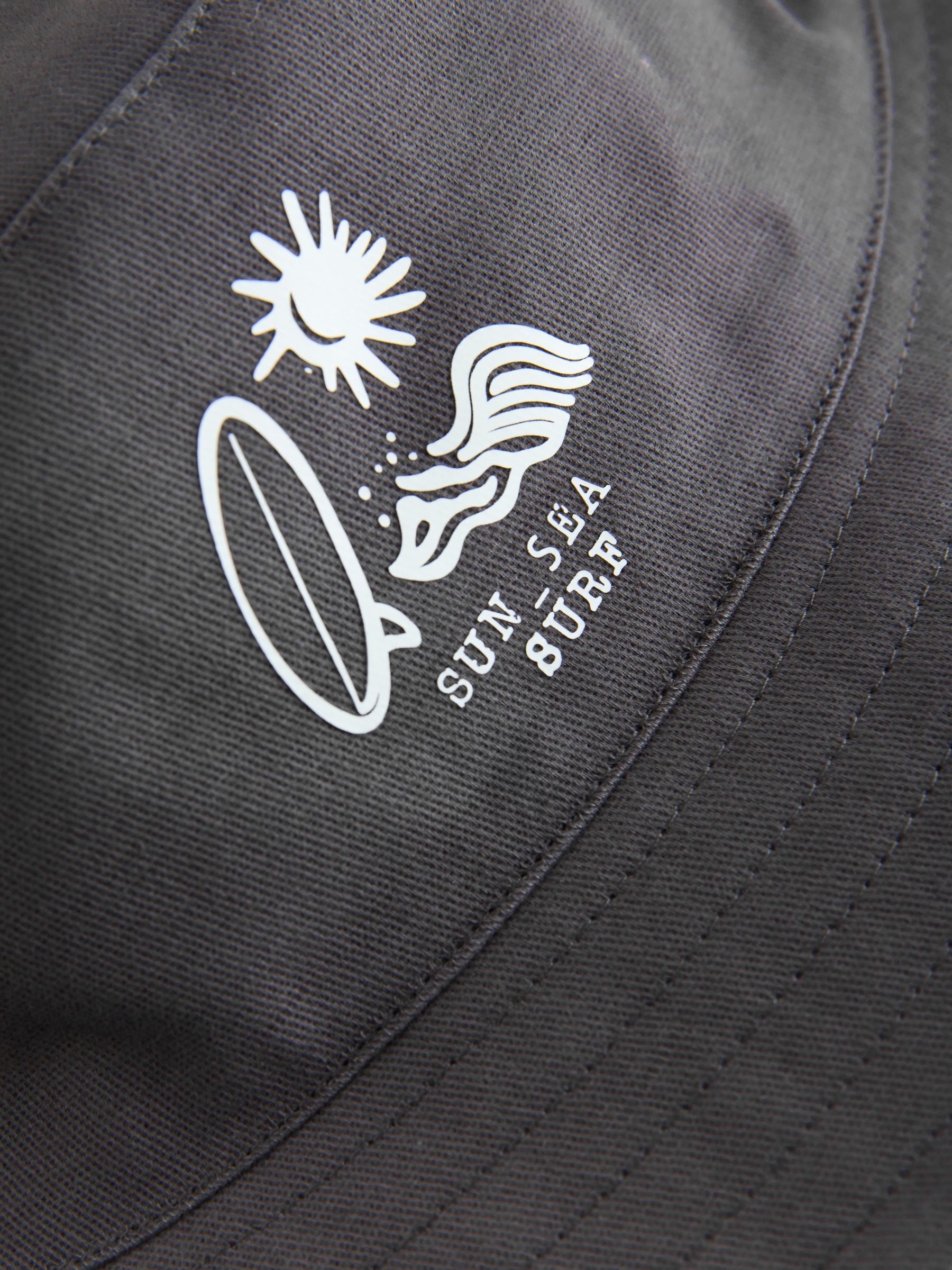 Black/Tan Palm Tree Bucket Hats 2 Pack (3mths-13yrs) - Size 1-2 Years (80-92cm)