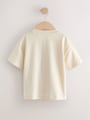 White Neutral Diggers Short Sleeve Appliqué T-Shirt (3mths-7yrs) - Size 3-6 Months (62-68cm)