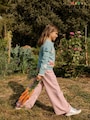 Boden Pink Wide Leg Jeans - Size 2-3 Years (92-98cm)