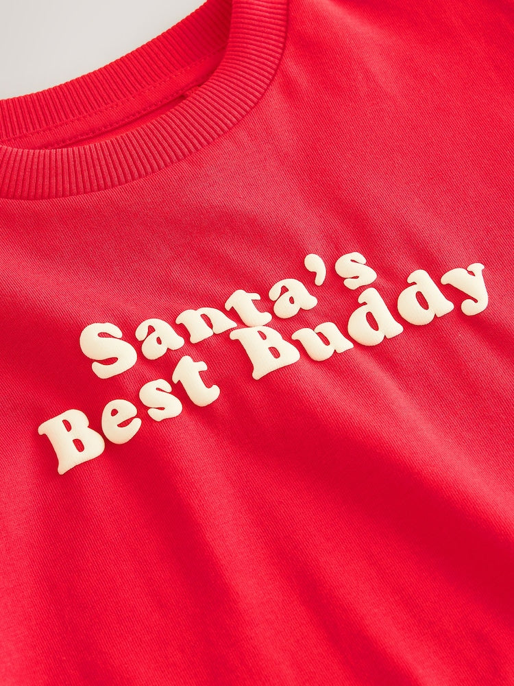 Bright Red Santa&