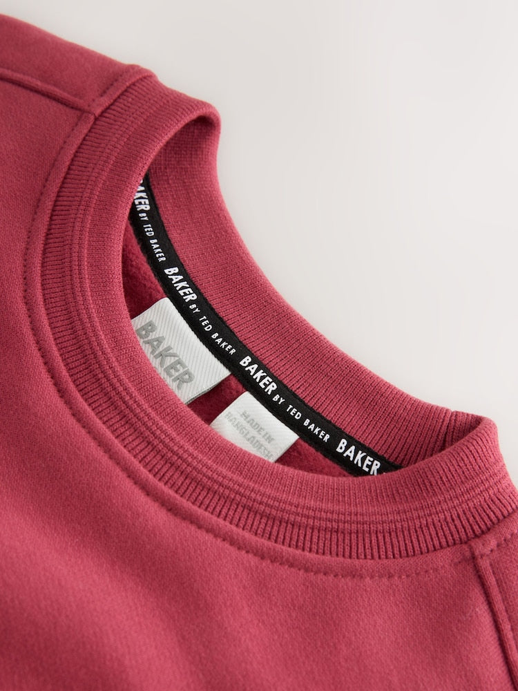 Baker by Ted Baker Red Sweatshirt and Joggers Set