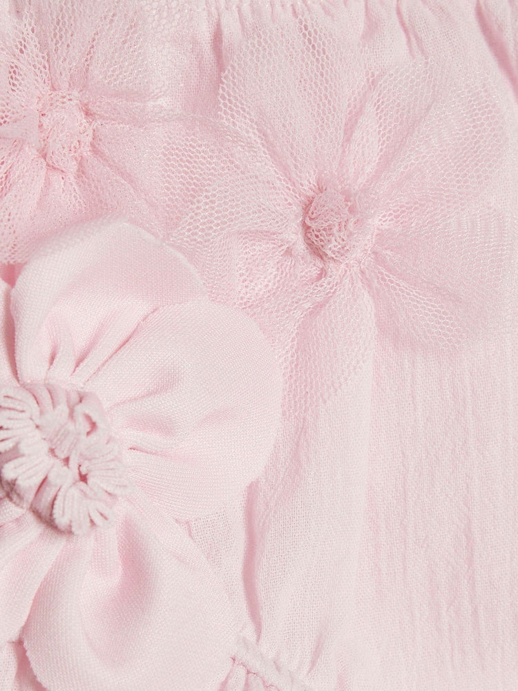 River Island Pink Flower Smock Top And Shorts Set
