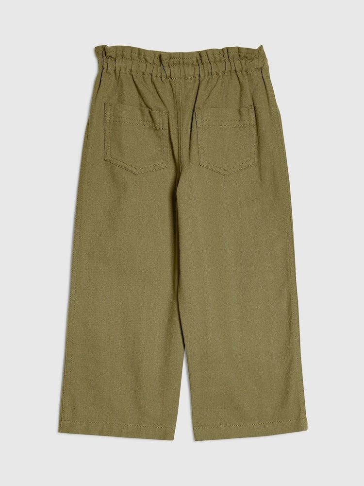River Island Green Wide Fit Pull On Jeans