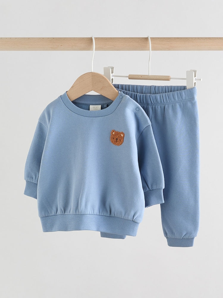 Blue Baby Sweater and Joggers Set (0mths-2yrs)