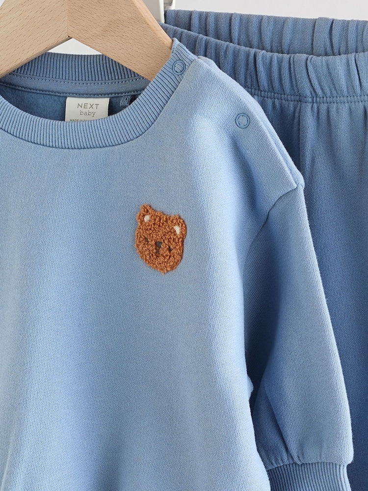 Blue Baby Sweater and Joggers Set (0mths-2yrs)