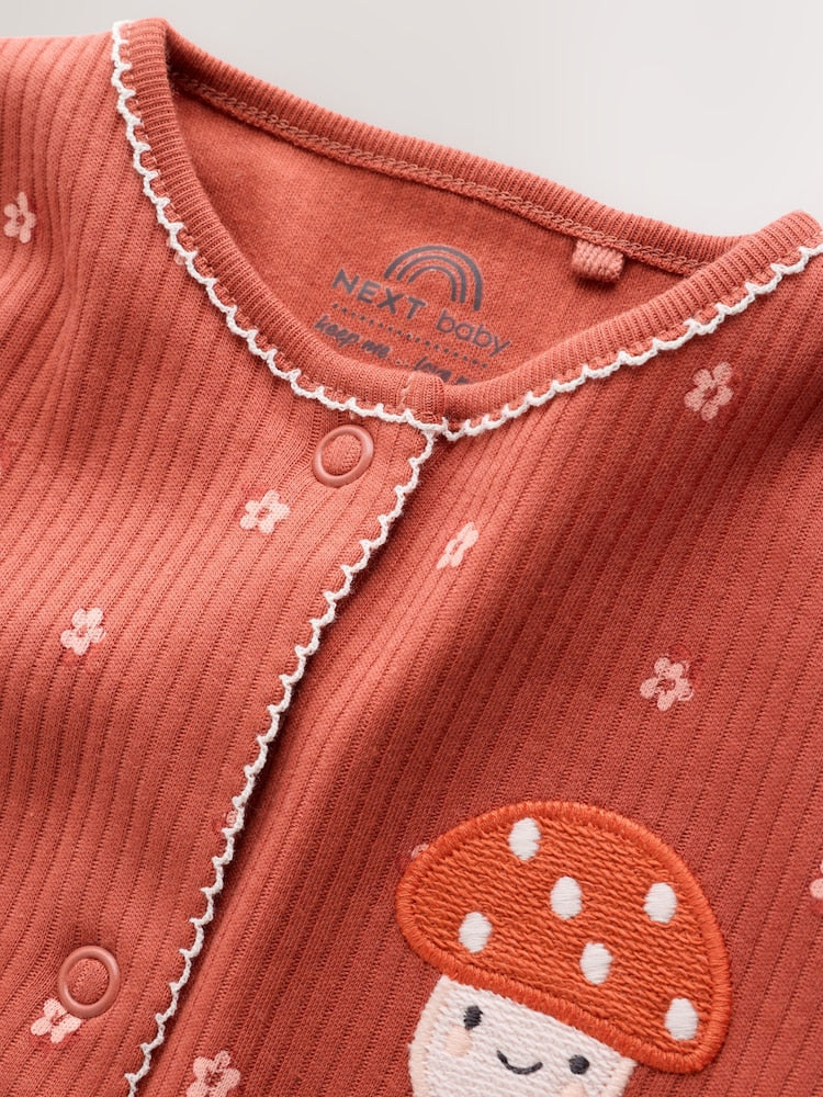 Multi Floral Baby Sleepsuits 4 Pack (0mths-3yrs)