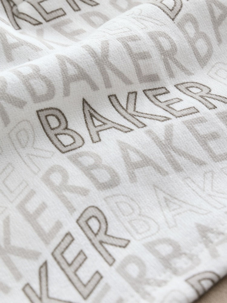 Baker by Ted Baker Letter Print Mockable Rompersuit
