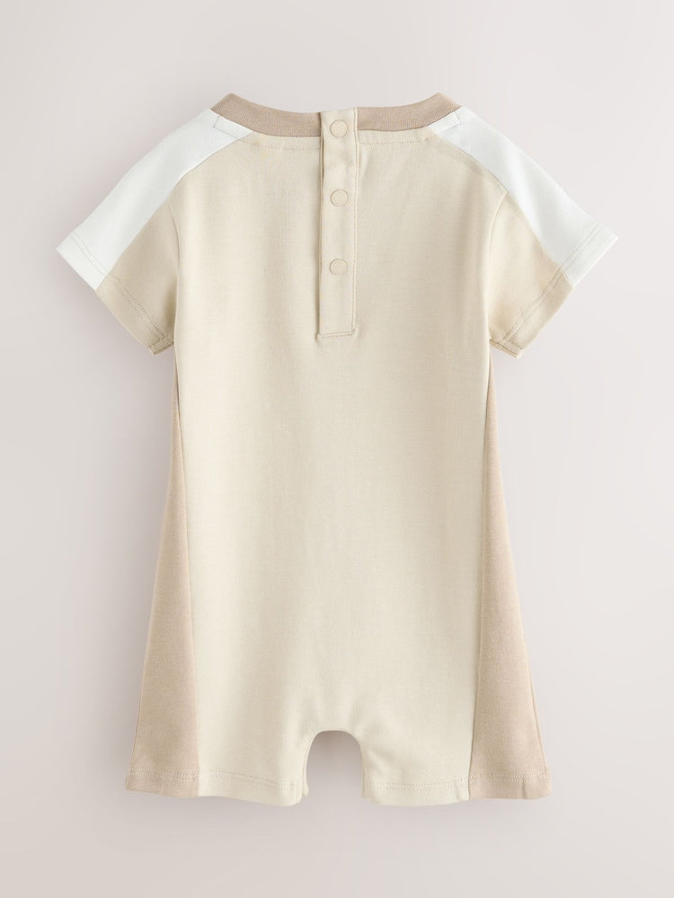 Baker by Ted Baker 2 Pack Colourblock Rompers