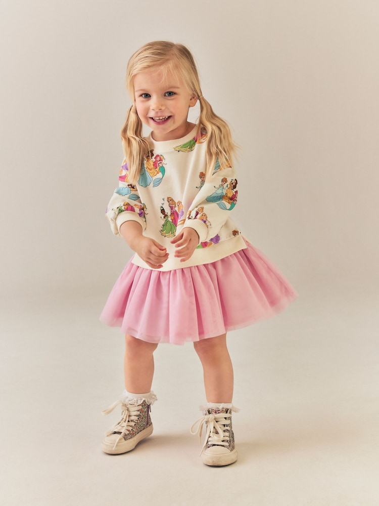Pink Disney Princesses Sweat Mesh