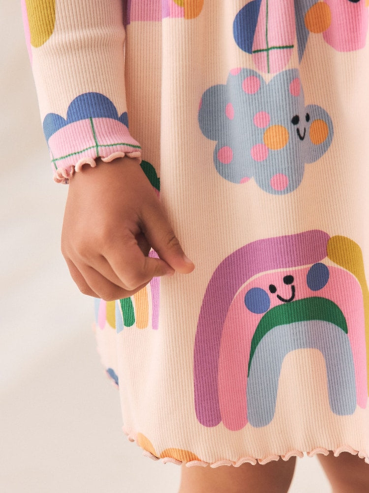 Rainbow Long Sleeve Ribbed