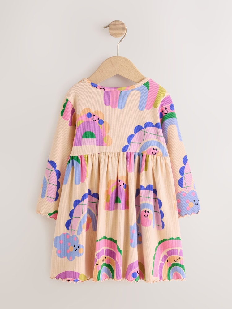 Rainbow Long Sleeve Ribbed