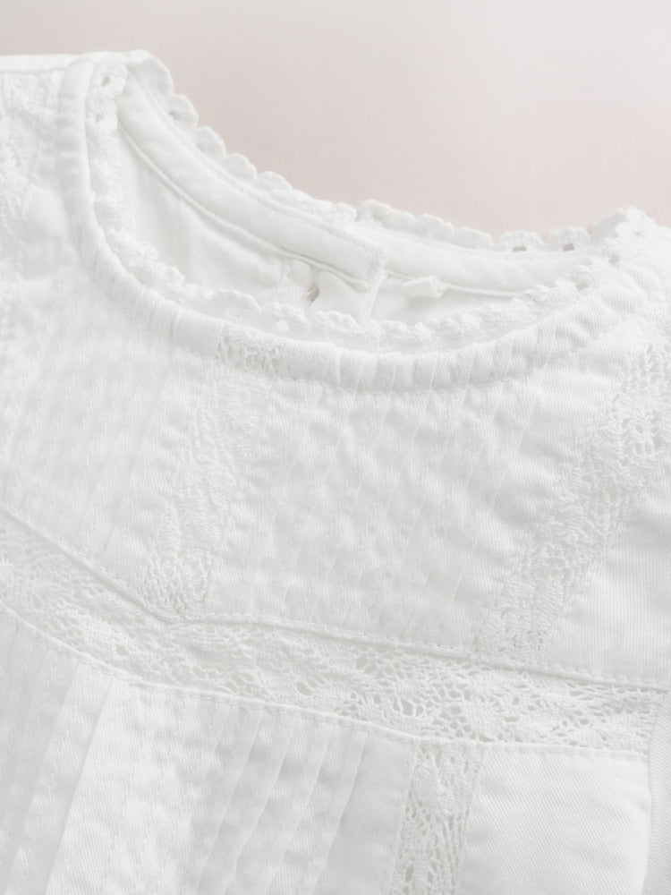 White Woven Lace