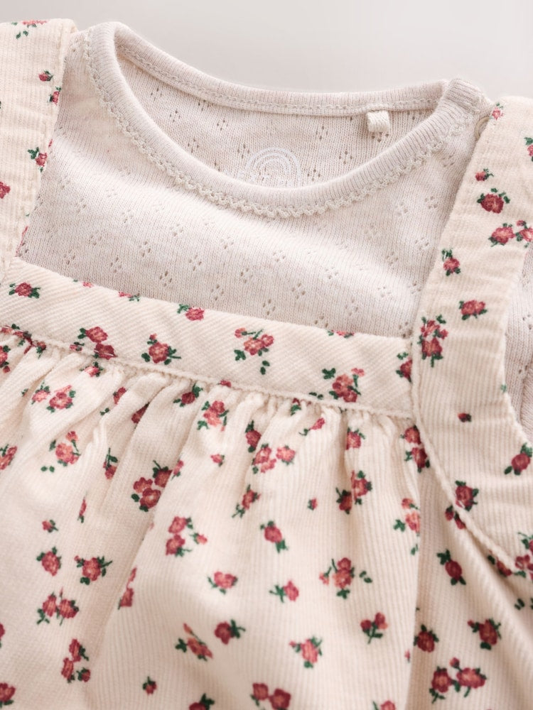 Ecru Floral Cord