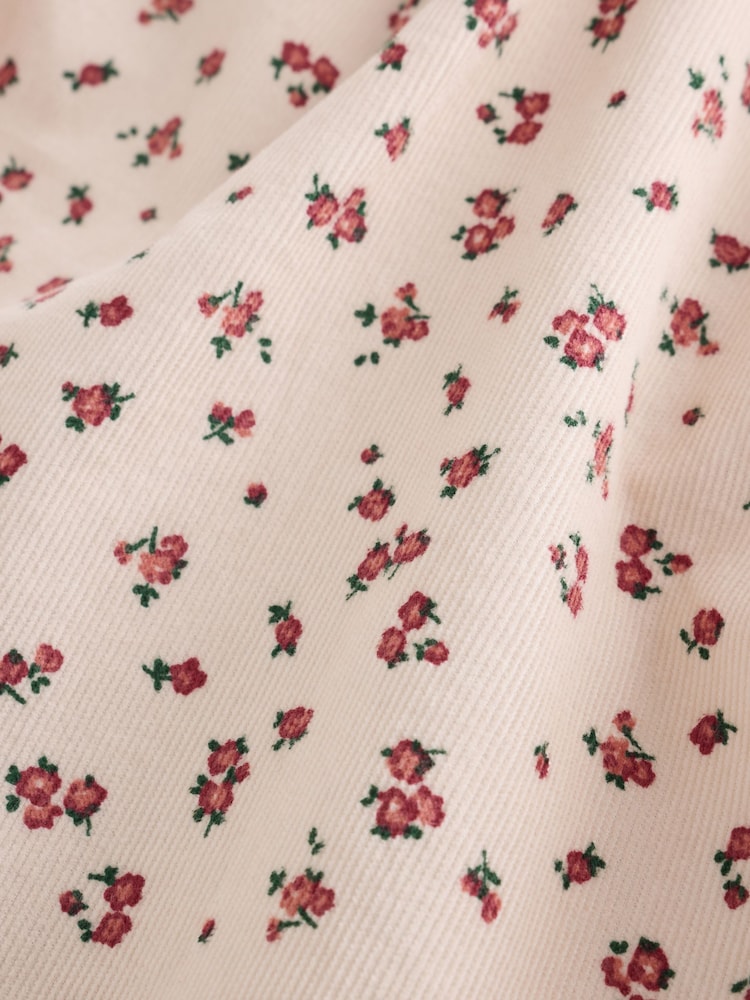 Ecru Floral Cord