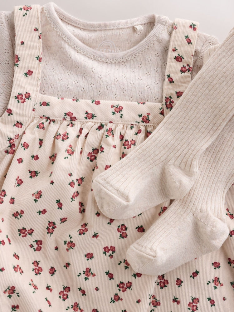 Ecru Floral Cord
