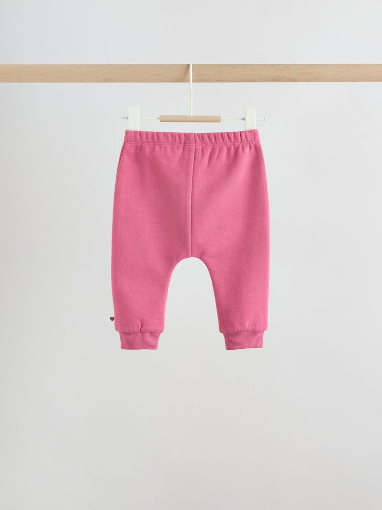 Plum Slogan Sweat Top and Joggers Baby Set (0mths-2yrs)