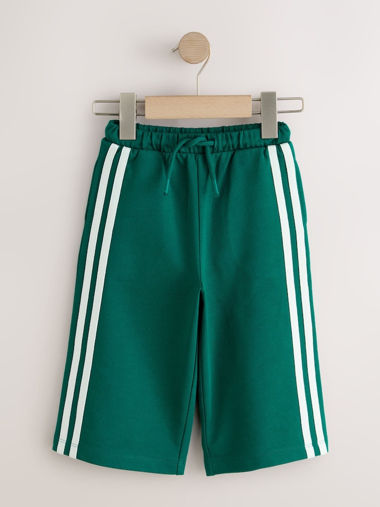 Green Wide Leg Side Stripe Joggers (3mths-7yrs) - Size 3-6 Months (62-68cm)