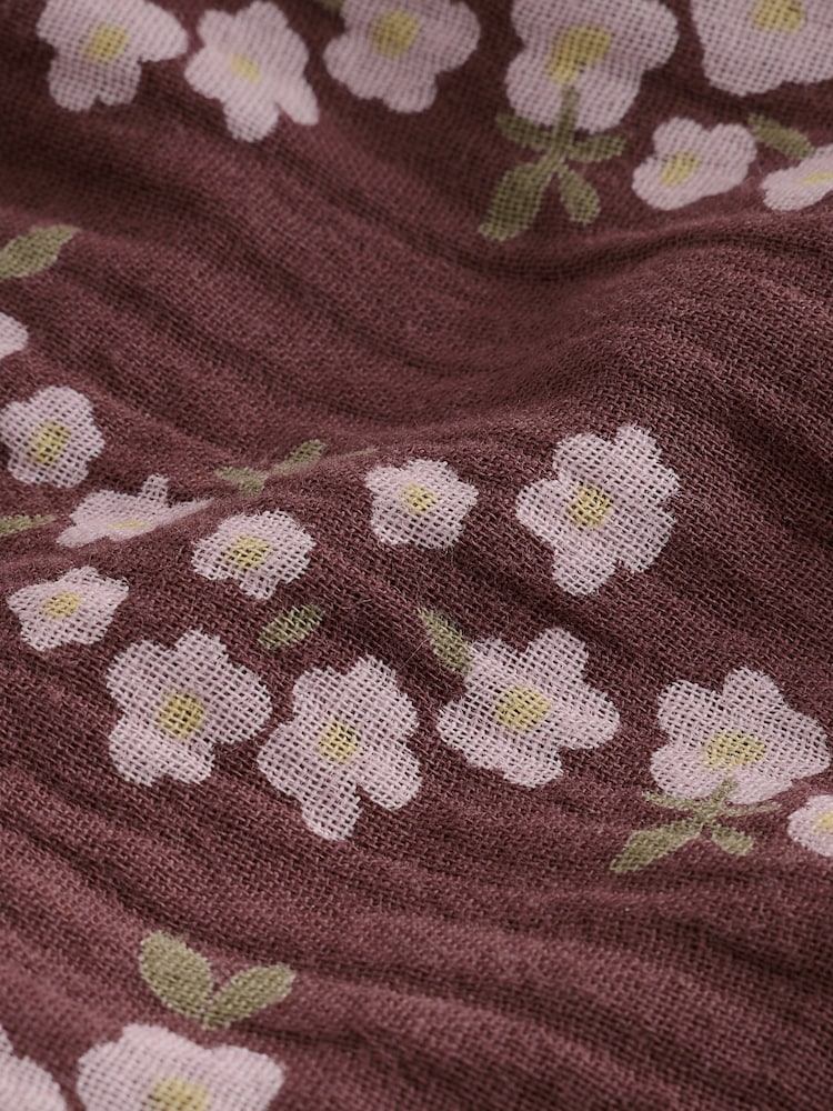 Chocolate Brown Flroal