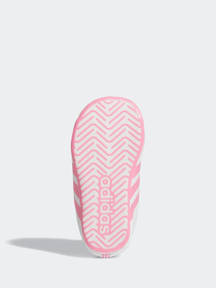 adidas White Grand Court Crib Trainers