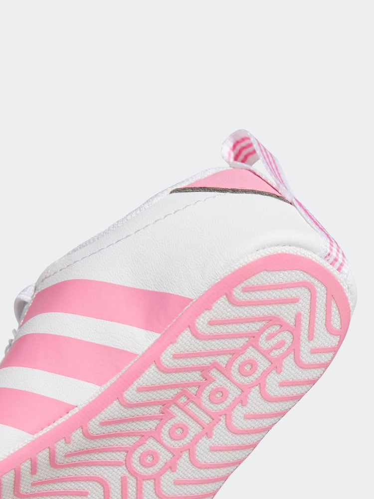 adidas White Grand Court Crib Trainers