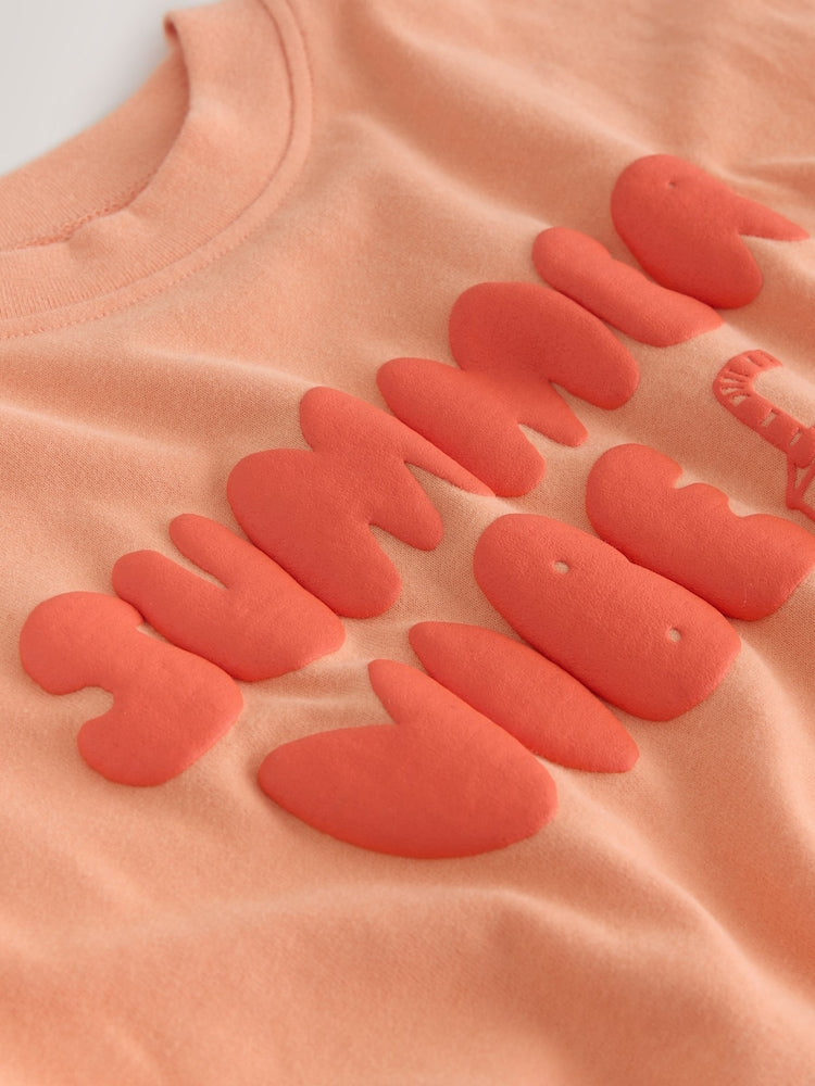 Orange Summer Short Sleeve T-Shirt (3mths-7yrs)