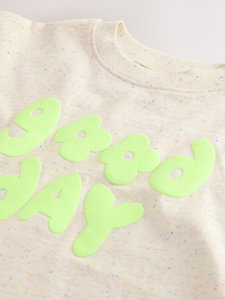 Grey Nep Short Sleeve T-Shirt (3mths-7yrs)