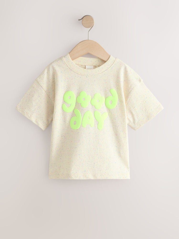 Grey Nep Short Sleeve T-Shirt (3mths-7yrs)