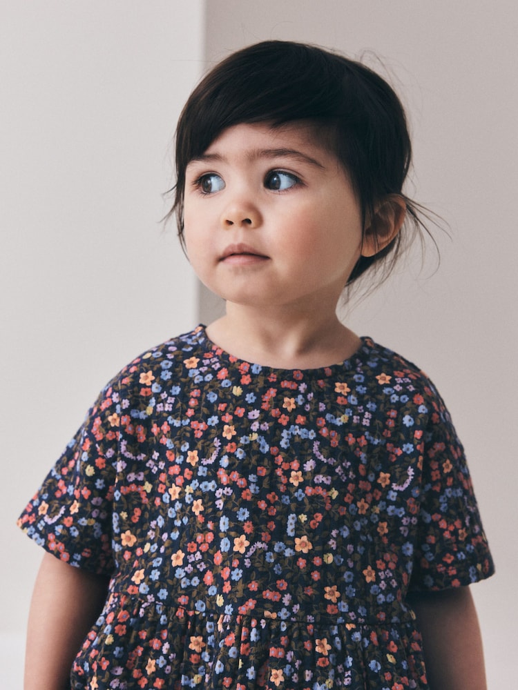Navy Floral Top and Legging Set (3mths-7yrs)