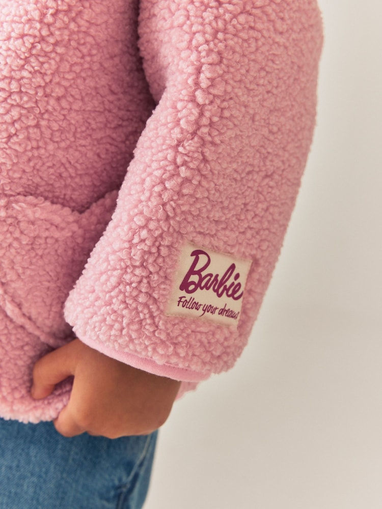 Pink Barbie Half Zip Fleece (3mths-7yrs)