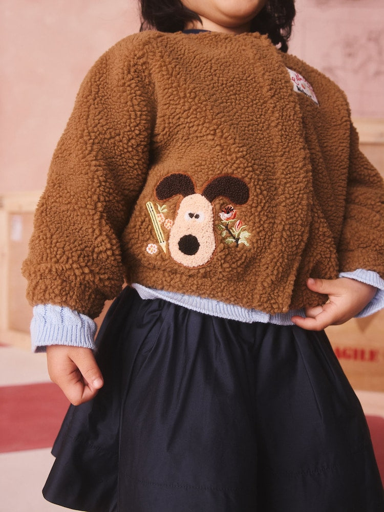 Brown Cath Kidston Wallace And Gromit Fleece (3mths-7yrs)