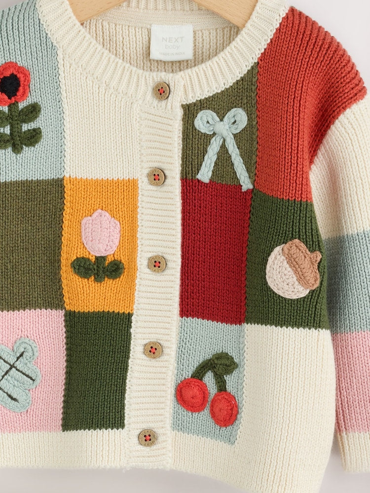 Patchwork Autumnal Crochet Baby