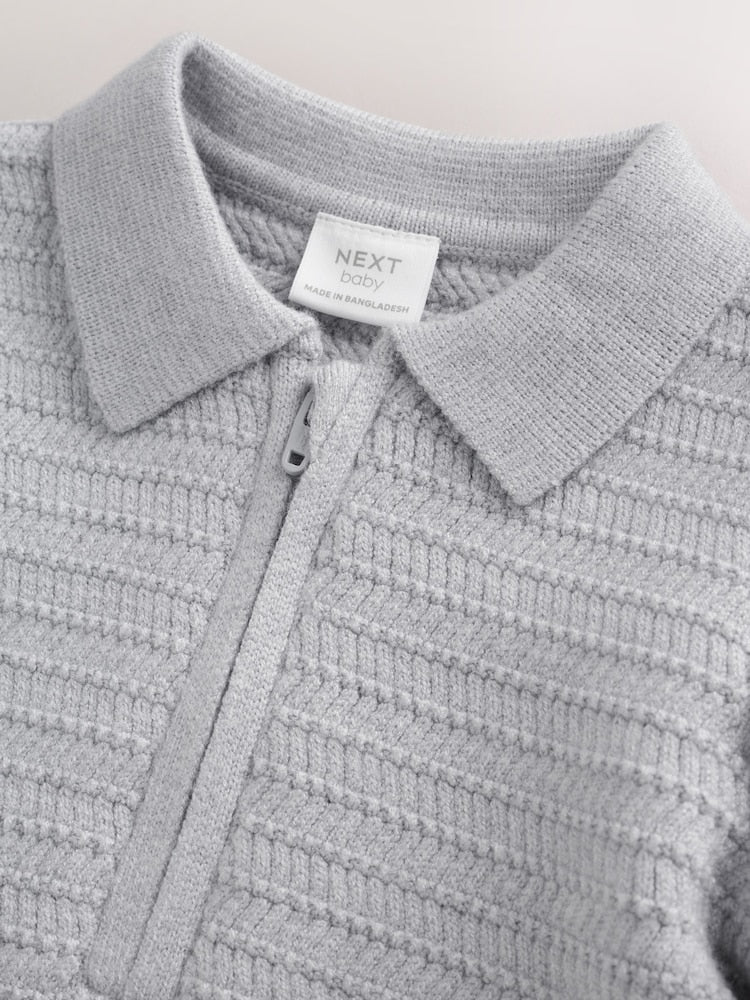 Grey Knitted