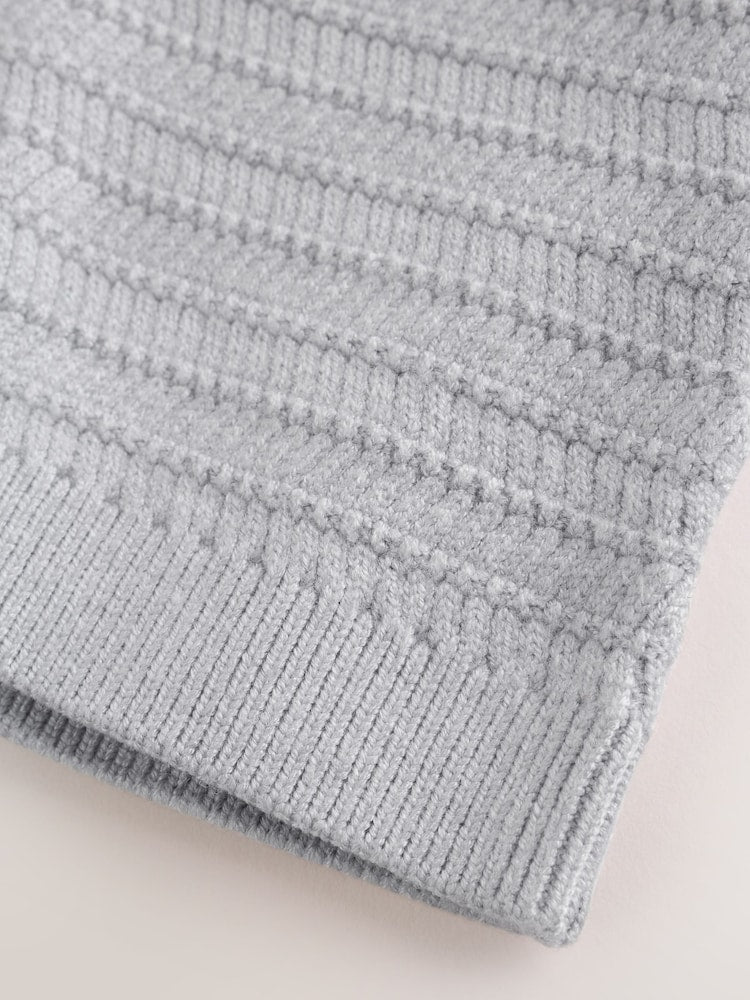 Grey Knitted